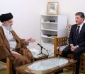 دیدار رئیس اقلیم کردستان عراق با رهبر انقلاب