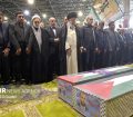 رهبر انقلاب بر پیکر شهید اسماعیل هنیه نماز اقامه کردند