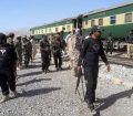 آزادی ۱۵۵ گروگان قطار پاکستانی و هلاکت ۲۷ تروریست