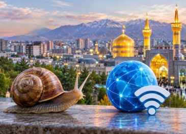 سرعت اینترنت، به کندی حلزون در برخی از مناطق مشهد