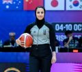 مهسا کارگری سرداور دیدار نهایی بسکتبال جام آسیا شد