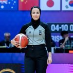 مهسا کارگری سرداور دیدار نهایی بسکتبال جام آسیا شد